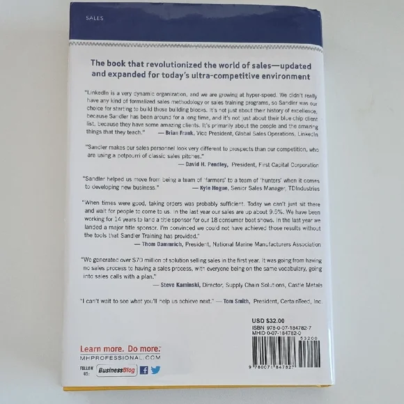 Sales Books- Little Red Book of Selling and Sandler Training's 7 Step Book Set - Picture 5 of 14
